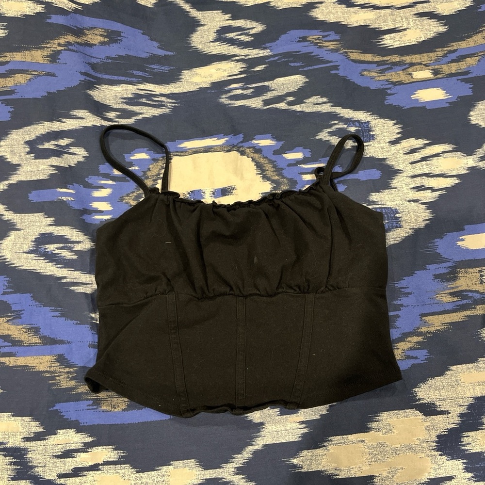 Hollister Black Crop Top